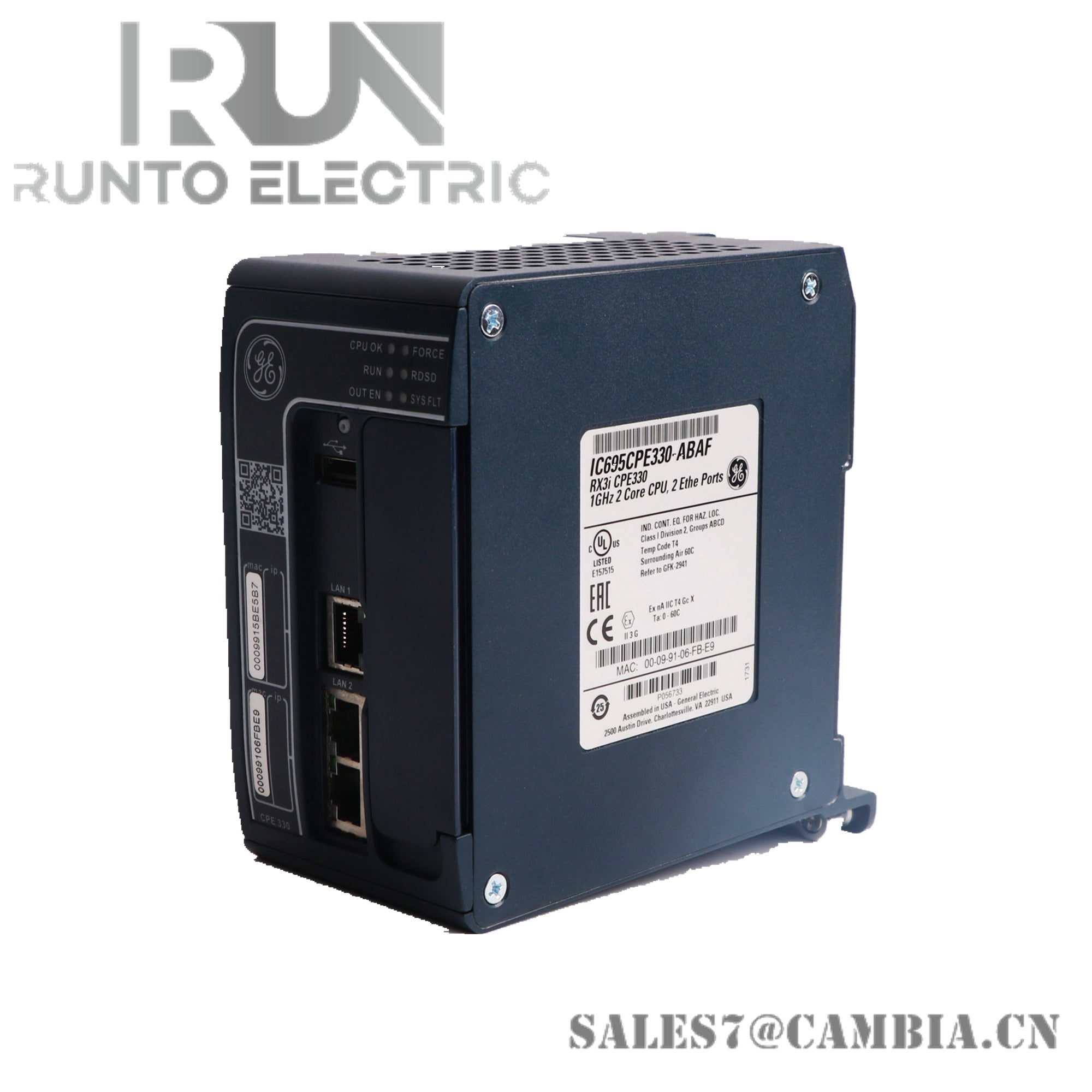 GE Fanuc IC695CPE330 RX3i Controller