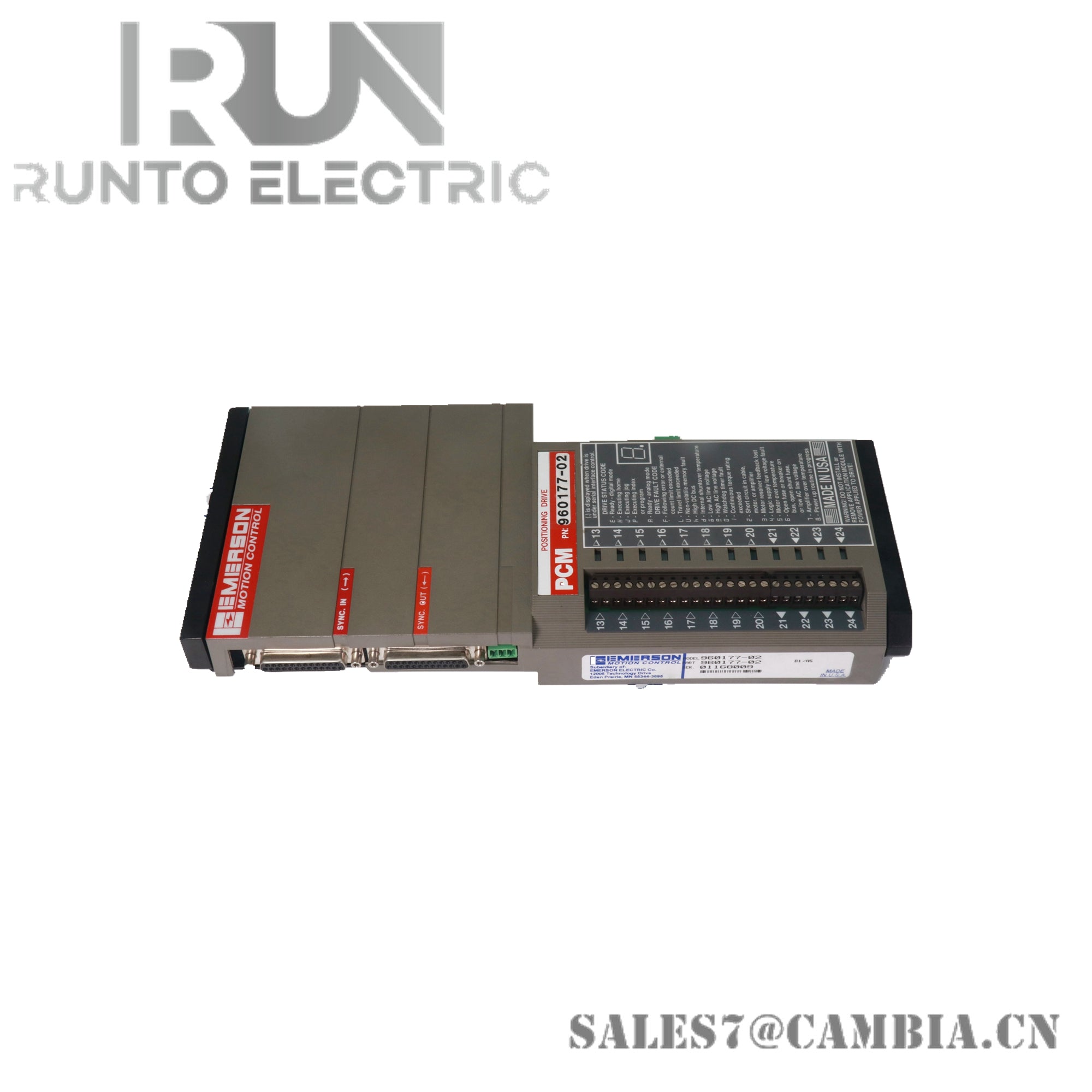 960177-02 Emerson MODULE POSITIONING DRIVE